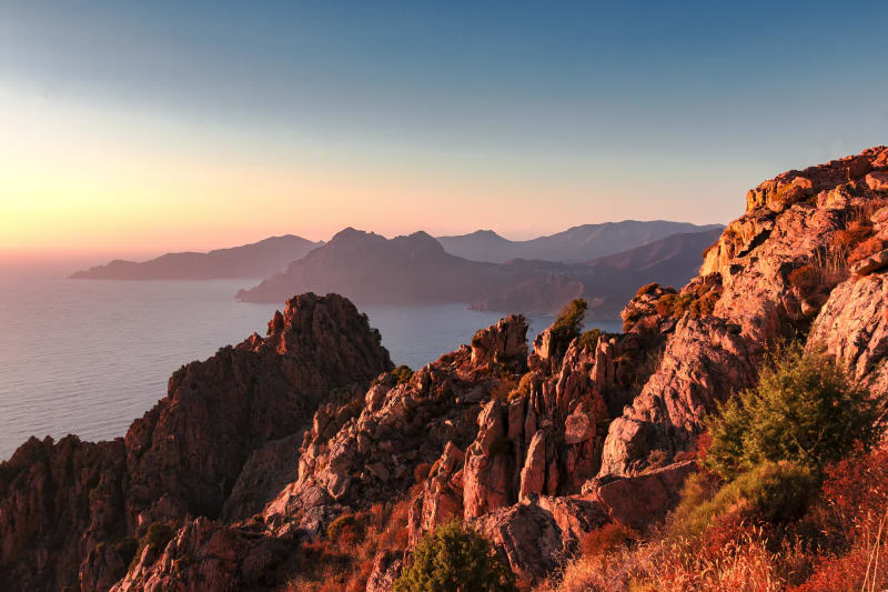 Sublimes "calanche di Piana" par le sentier muletier - Piana