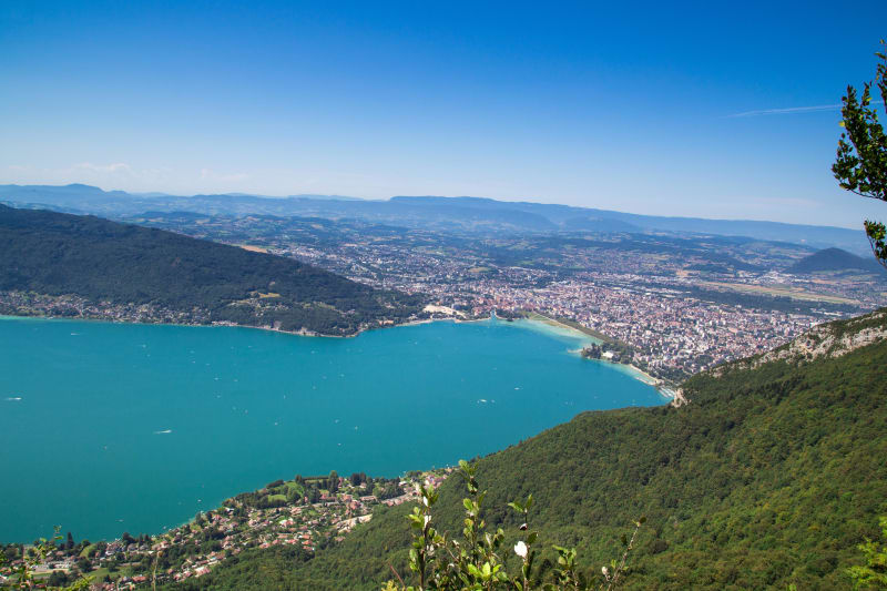 Montée au Mont Veyrier depuis Annecy et le Petit Port - Annecy-le-Vieux