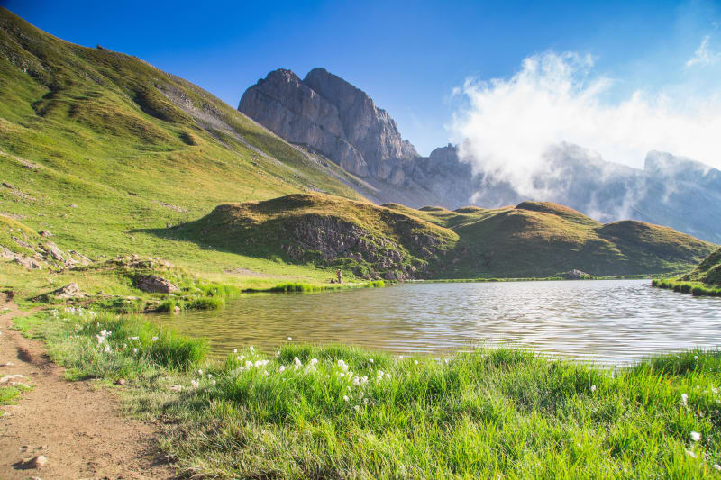 Le lac de la Cour au Grand-Bornand - Le-Grand-Bornand