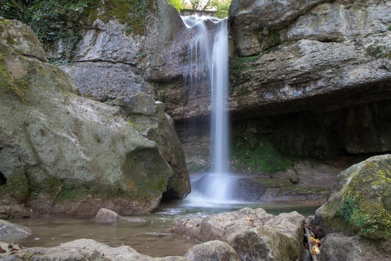 Cascade de Jacob et maison de Rousseau - Jacob-Bellecombette