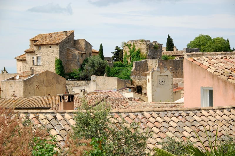 Lagnes, le Luberon le long du Mur de la Peste - Lagnes