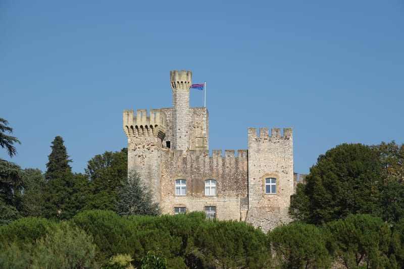 Balade dans les bois, par-delà la forteresse de Pouzilhac - Pouzilhac