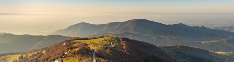 Frisson en Jura et ligne bleue d'Evosges - Évosges