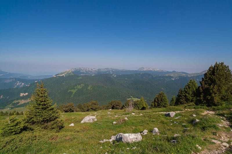 Crêtes de Chamechaude depuis le col de Porte - Col de Porte, Sarcenas