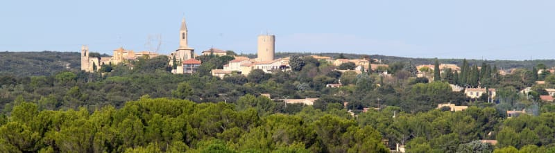 Par delà les vignes, depuis Castillon-du-Gard - Castillon-du-Gard