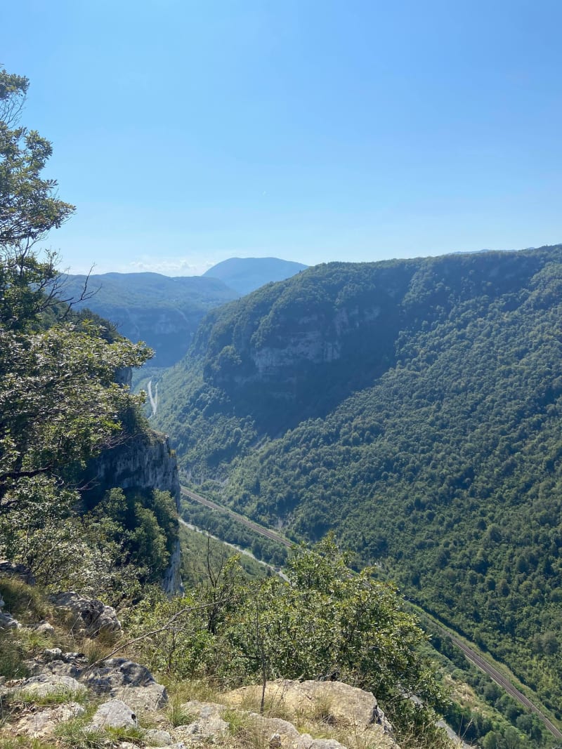 Randonnée vertigineuse sur le plateau d'Hostiaz - Plateau d'Hauteville (Hostiaz)