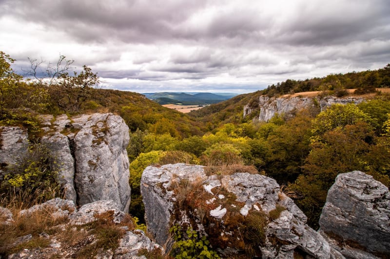 Vue sur Ancey depuis Lantenay - Lantenay