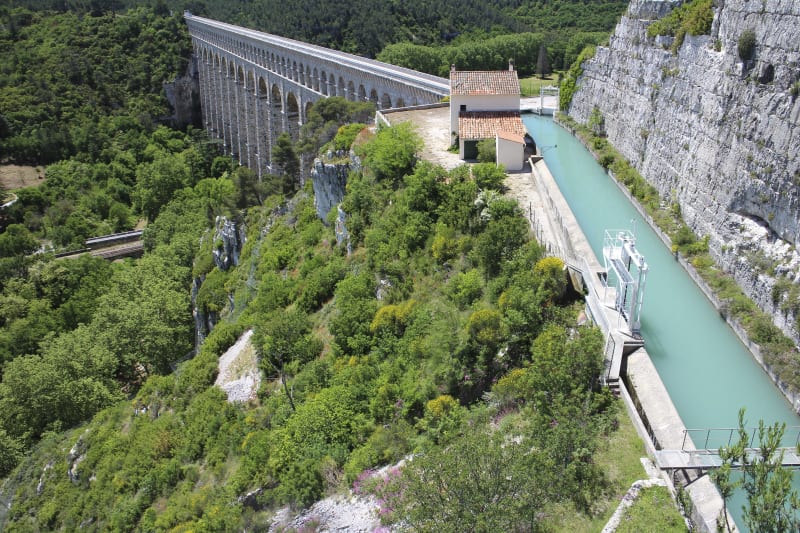 Mettre notre grain de selle à VTC à l'aqueduc de Roquefavour - Aix-en-Provence