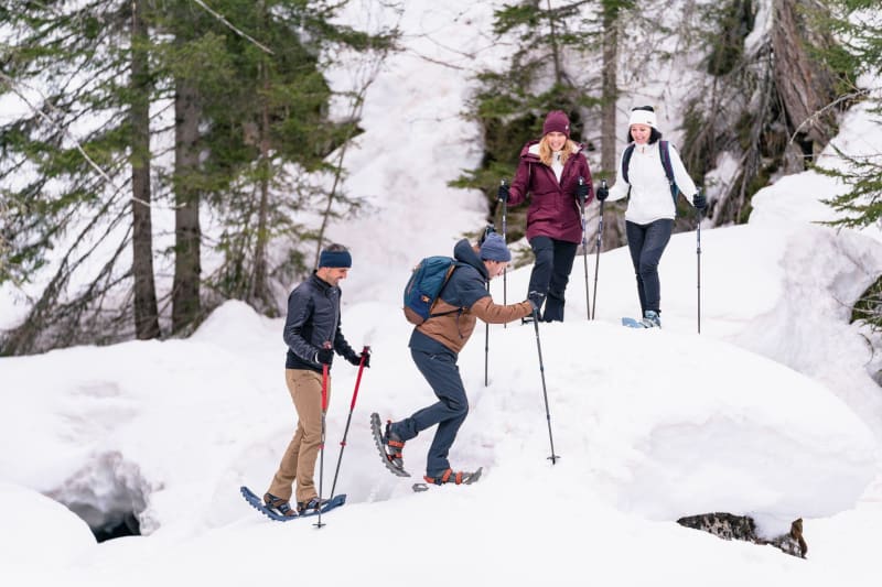 Vallaou op sneeuwschoenen, de Verdon aan de bron - Allos