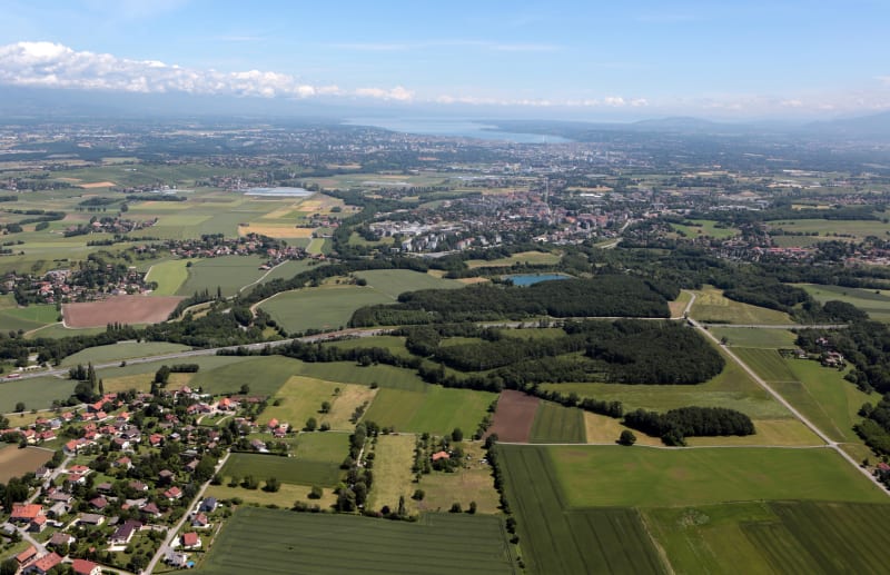 Paysages franco-suisses: Soral - Thairy - Laconnex - Saint-Julien-en-Genevois