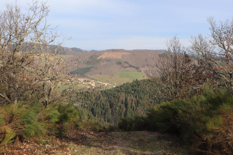 Prise de hauteur depuis Saint-Clément-sur-Valsonne - Saint-Clément-sur-Valsonne