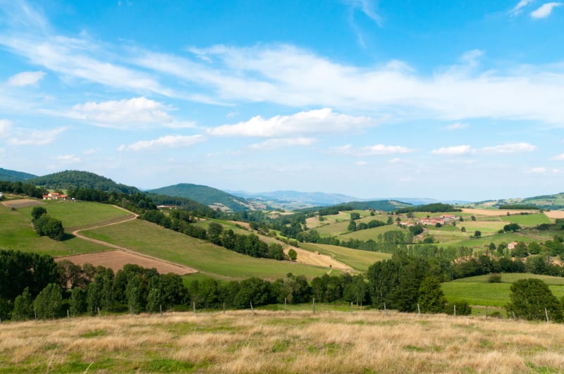 Saint-Clément-sur-Valsonne et passage par le Perroux - Saint-Clément-sur-Valsonne