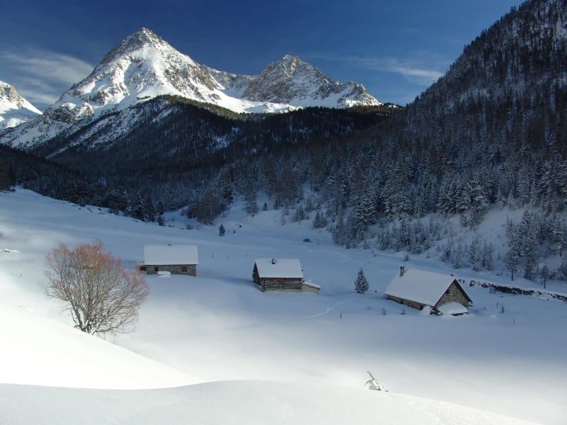 Montée glacée aux chalets des Acles - Névache