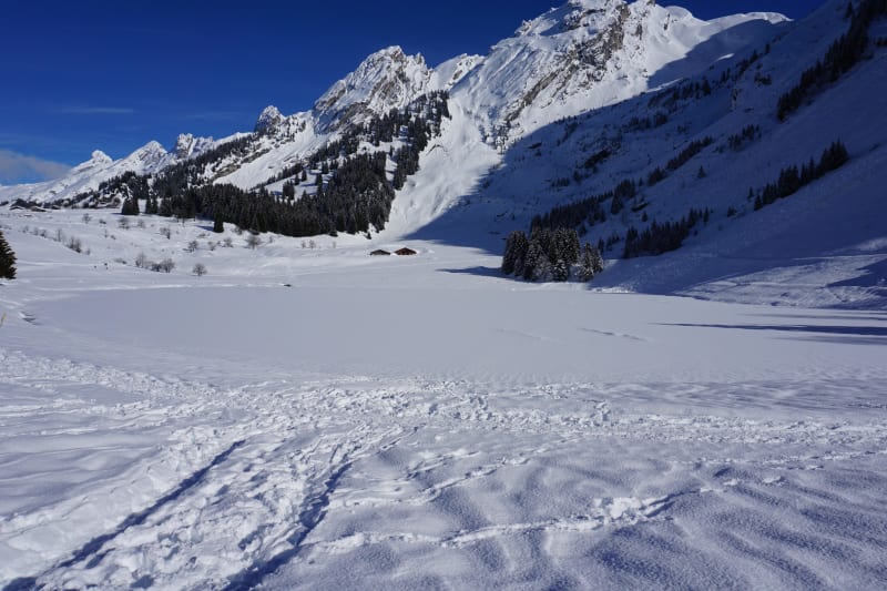 Van Lac des Confins tot La Clusaz op sneeuwschoenen - La Clusaz