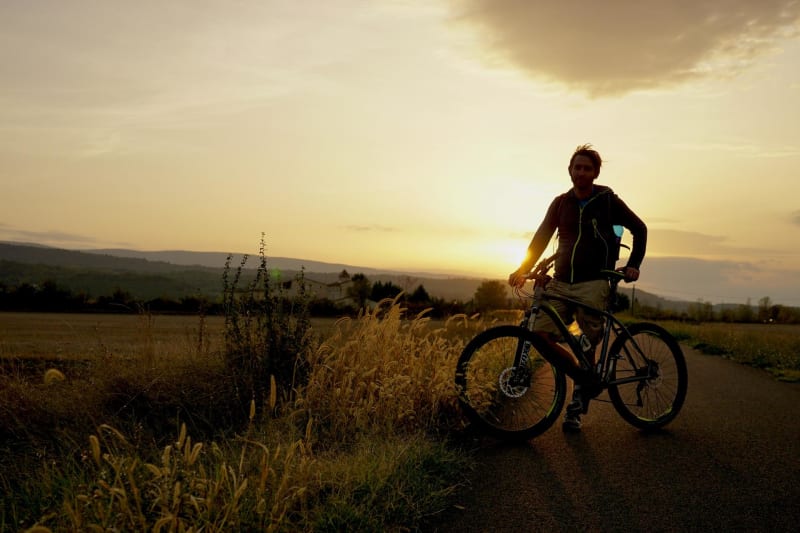 En passant le long de l'Argens à Carcès à VTT - Carcès