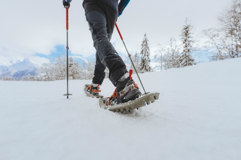 Montée hivernale à la Tête de Cabeau - La Clusaz