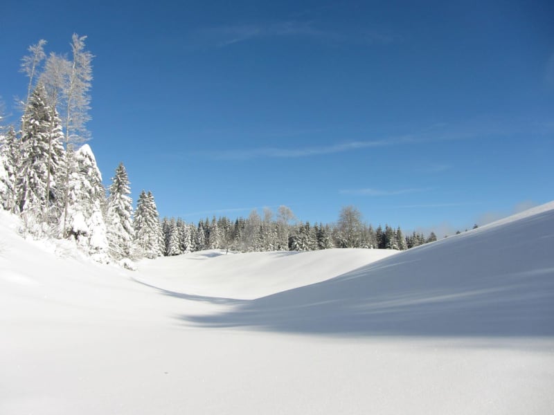 Petite excursion hivernale à Pierre ronde - Huez
