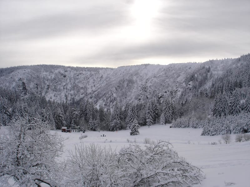 Sur la route des crêtes depuis le col du Calvaire - Orbey