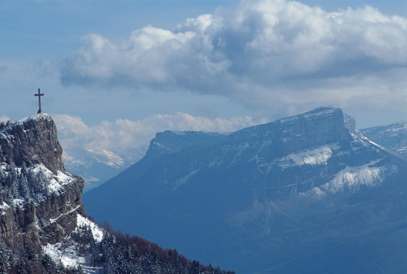 Montée à la Croix du Nivolet depuis La Féclaz - La Féclaz