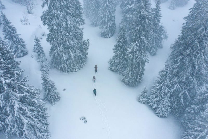 Randonnée hivernale à la Pointe de Miribel - Villard