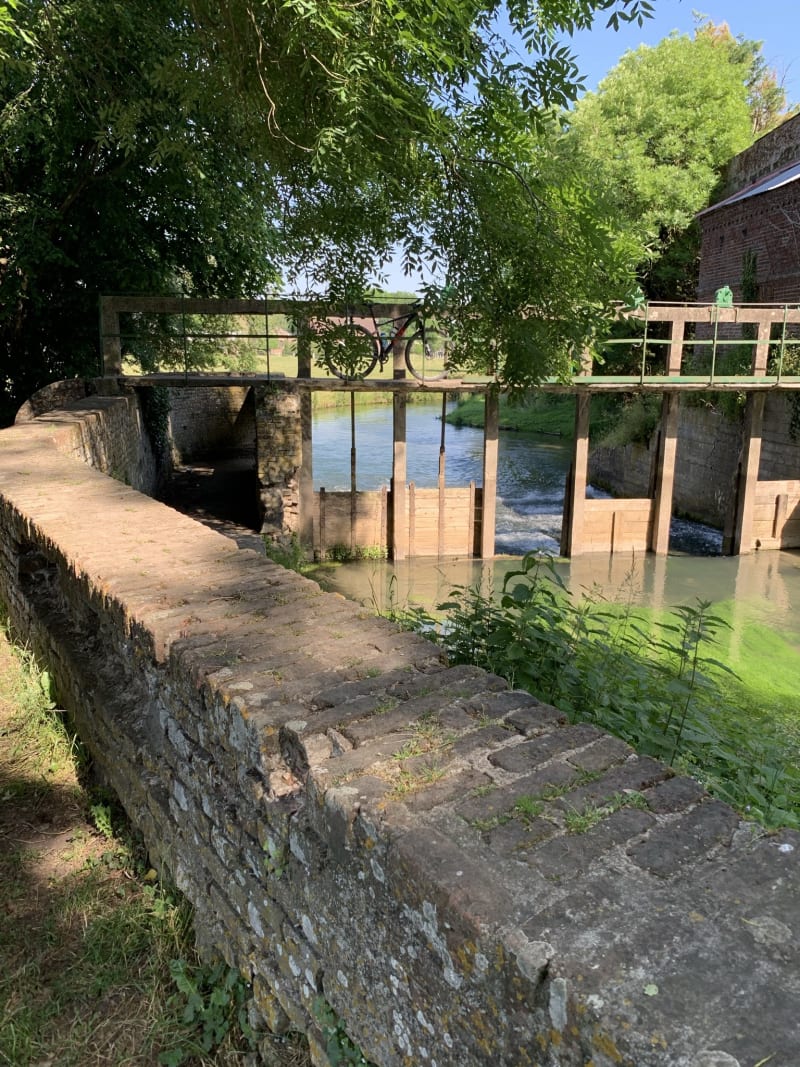 À travers champs et ru du Pommereuil à Montay - Pommereuil