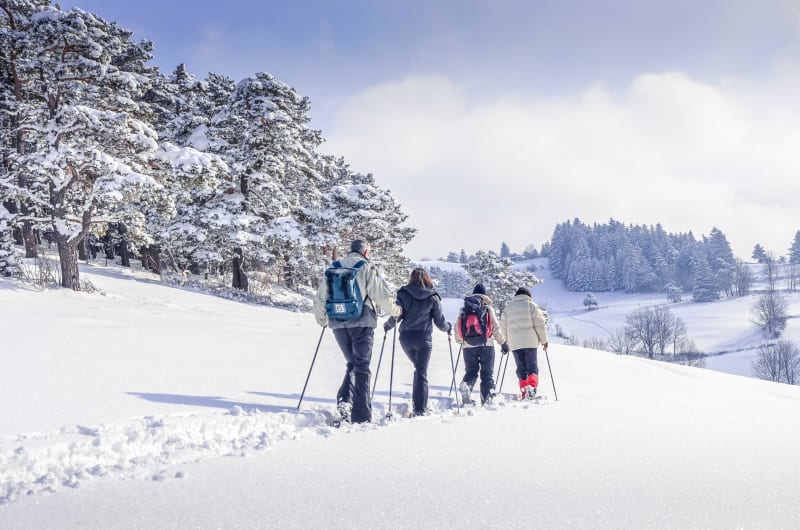 La vallée du Bouchet à raquettes - Le Grand-Bornand