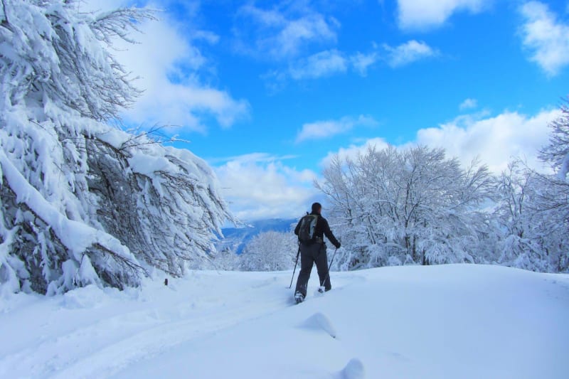 Assaut hivernal au Pin Pourri - Beuil