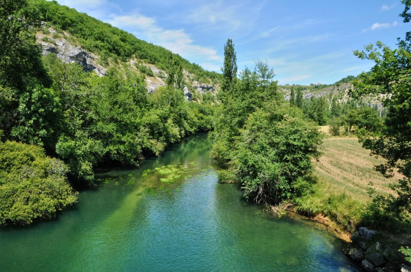 Fraiche escapade de l'Ouysse à l'Alzou - Rocamadour