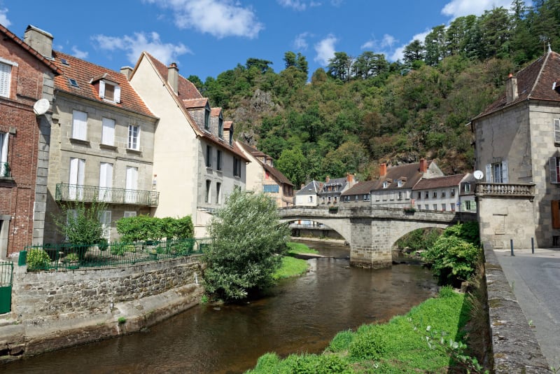 Aubusson par le barrage des Combes - Aubusson