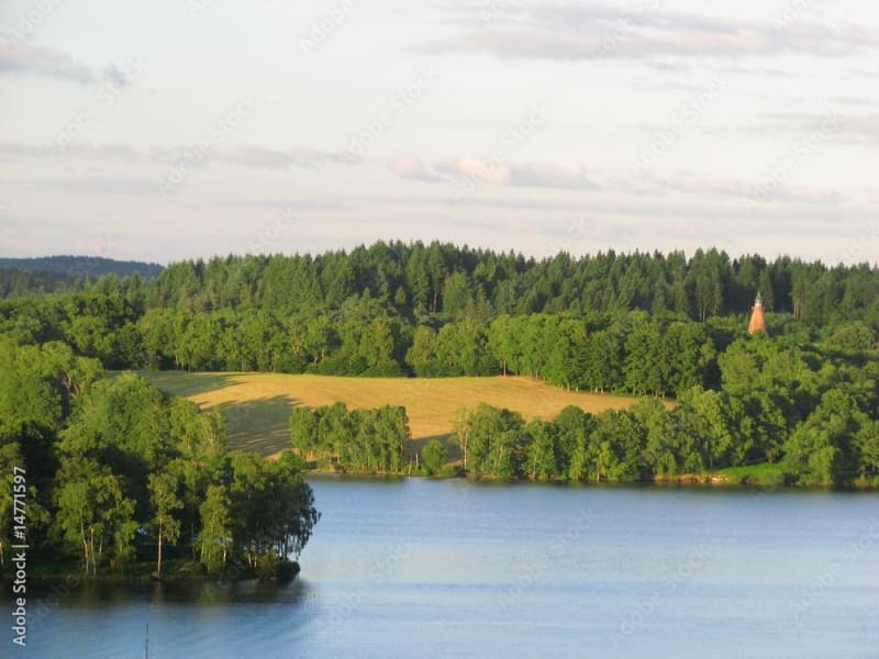 Lac de Vassivière et mozaïque de paysage - Royère-de-Vassivière