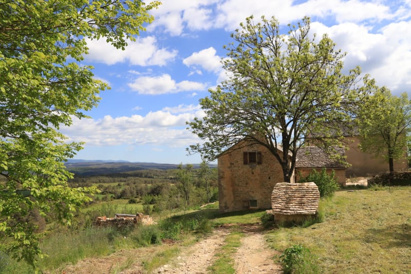 Virée pédestre aux Fourques et joli puech - Laguiole