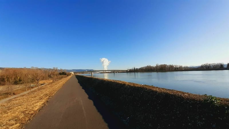 Balade sur la Via Rhona. - Malataverne