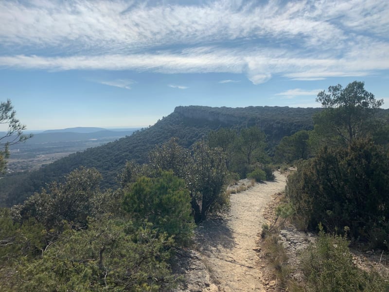 Le Rocher du Causse et les Falaises de Claret par le plateau - Claret