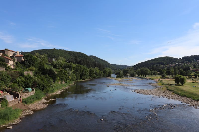 Bords de Loire et balade au château de Ventressac - Chamalières-sur-Loire