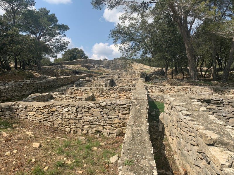 Oppidum de Nages - Moulin, Chapelle de Langlade - St Dionisy - Saint-Dionisy