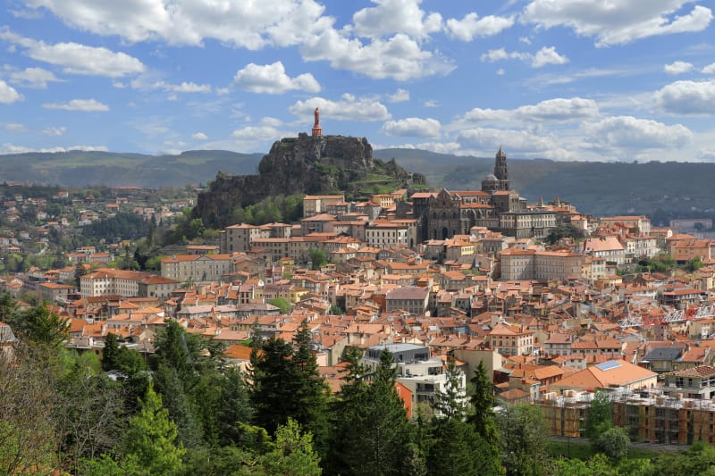 Plaine de Rome et vue idéale sur le Puy - Polignac