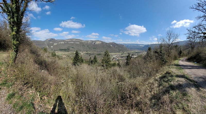 Sur les hauteurs de Lavancia par Vaux à VTT - Lavancia-Epercy
