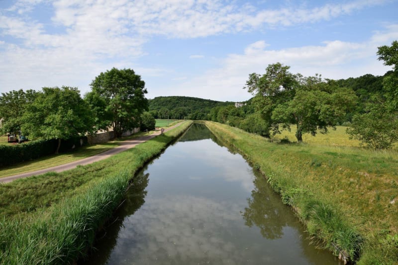 Sur les bords du canal à Panneçot - Limanton