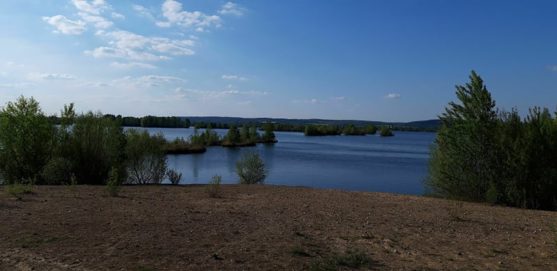 Voie verte, Pont de l'Arche,  lac et barrage de Poses - Pont-de-l'Arche