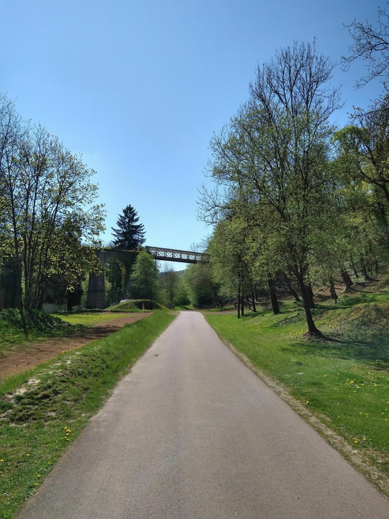 Piste cyclo pédestre - Saulnes à Hussigny - Saulnes