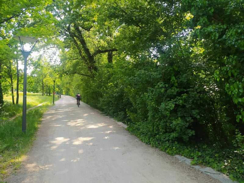 Vélo en famille au bord du Rhône - Villeurbanne