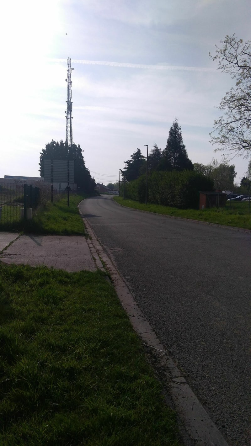 Halluin reckem menin en vtt sur route et chemin de terre - Halluin
