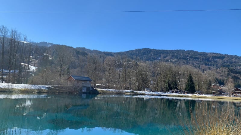 Virée à vélo au lac bleu - Taninges