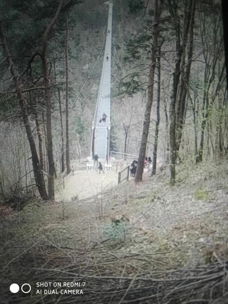 Passerelle himalayenne des gorges du Lignon - Saint Maurice de Lignon