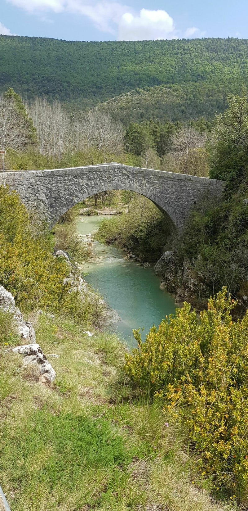 Pont Madame via chemin Fours à Chaux et Clos de Berrière - La Martre