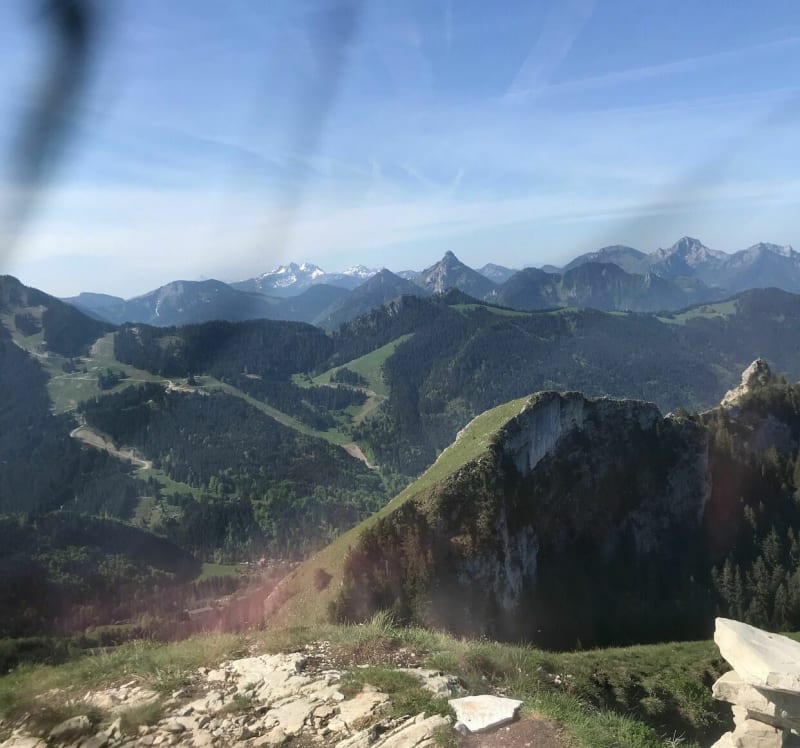 Pic des Mémises depuis les Ressennes - Bernex