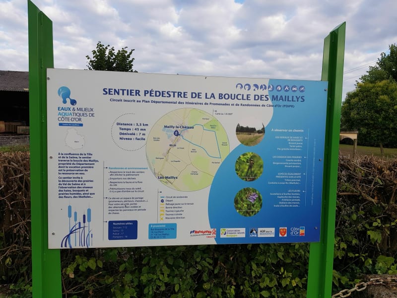 Sentier pédestre de la boucle des Maillys - Les Maillys