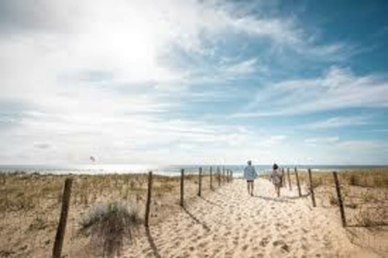 Huttopia Arcachon van de camping naar het Arbutusstrand - Arcachon