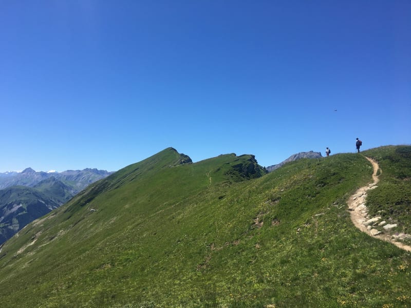Boucle de l’Aigle Blanc en route passant par Crève-Tête - Les Avanchers-Valmorel