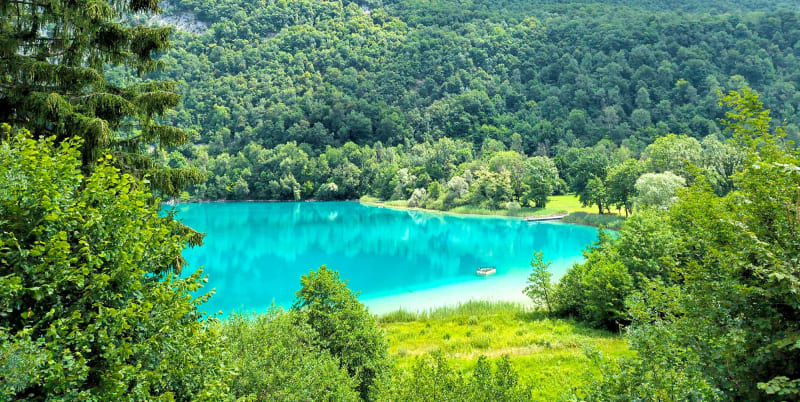 Grand tour du lac d'Aiguebelette à VTC - Saint-Alban-de-Montbel